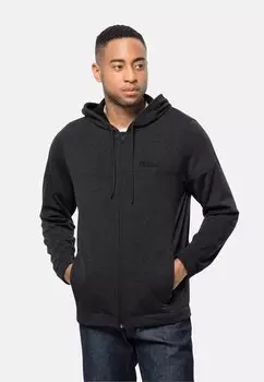 Флисовая куртка Jack Wolfskin, черный