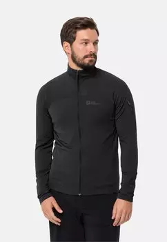 Флисовая куртка Jack Wolfskin, черный