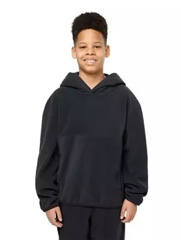 Флисовая куртка Jack Wolfskin Fleecehoodie Smileyworld, черный