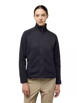 Флисовая куртка Jack Wolfskin Fleecejacke Kaminfeuer, черный