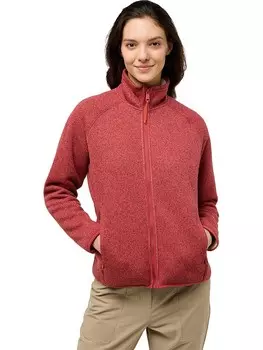 Флисовая куртка Jack Wolfskin Fleecejacke Kaminfeuer, розовый