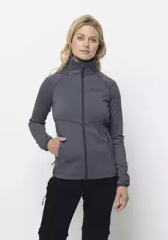 Флисовая куртка Jack Wolfskin "FORTBERG FZ W", цвет Dolphin