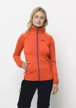 Флисовая куртка Jack Wolfskin "FORTBERG FZ W", оранжевый