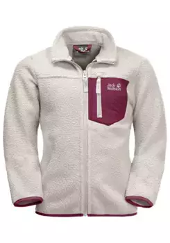 Флисовая куртка Jack Wolfskin "ICE CURL JACKET K", белый