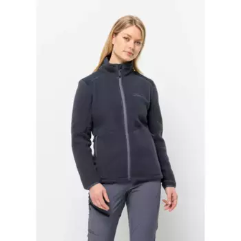 Флисовая куртка Jack Wolfskin "KAMMWEG PILE FZ W", цвет Graphite
