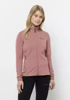 Флисовая куртка Jack Wolfskin "KOLBENBERG FZ W", цвет Blush-Powder