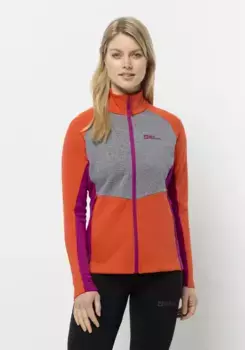 Флисовая куртка Jack Wolfskin "MARIENBERG FZ W", оранжевый