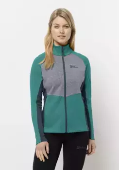 Флисовая куртка Jack Wolfskin "MARIENBERG FZ W", цвет Petrol