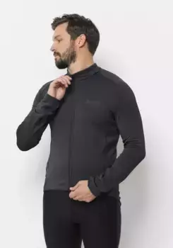 Флисовая куртка Jack Wolfskin "MOROBBIA FZ LIGHT M", цвет Phantom