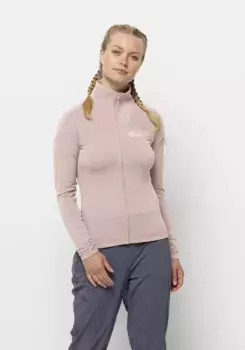 Флисовая куртка Jack Wolfskin "PRELIGHT FZ W", розовый