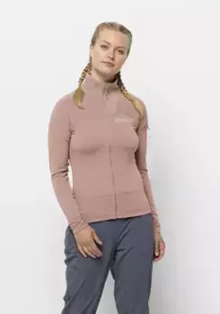 Флисовая куртка Jack Wolfskin "PRELIGHT FZ W", цвет Rose-Dawn