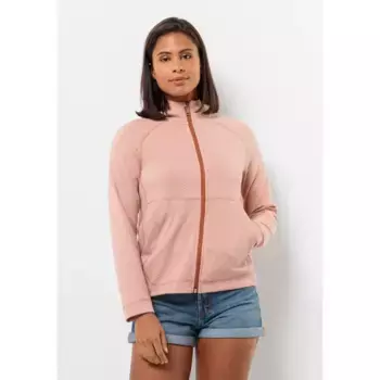 Флисовая куртка Jack Wolfskin с капюшоном "FERNWEH HOODED JKT W", с капюшоном, цвет Rose-Dawn