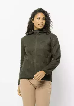 Флисовая куртка Jack Wolfskin "TANNENSPUR JKT W", цвет Island-Moss