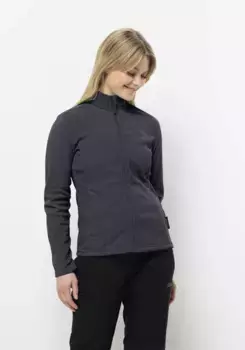 Флисовая куртка Jack Wolfskin "TAUNUS FZ W", цвет Graphite