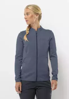 Флисовая куртка Jack Wolfskin "TERVERN FZ W", цвет Evening-Sky