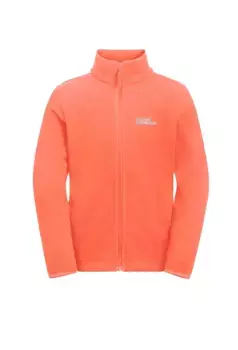 Флисовая куртка Jack Wolfskin удобна в ношении и проста в уходе, оранжевый