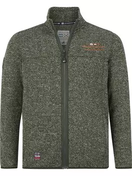 Флисовая куртка Jan Vanderstorm KOLMUND, оливковый