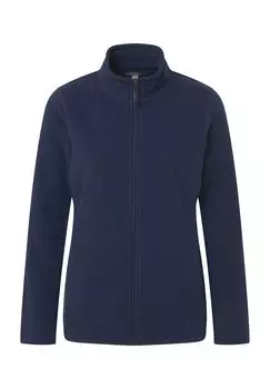 Флисовая куртка Элла, воротник стойка, женская Galeria, темно-синий