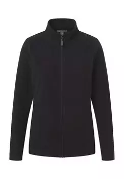 Флисовая куртка Элла, воротник стойка, женская Galeria, цвет Deep Black
