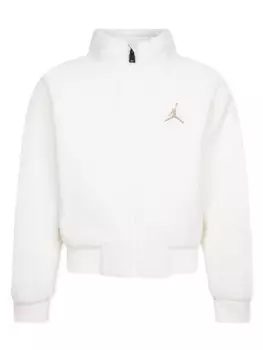 Флисовая куртка Jumpman Jordan Kids, белый