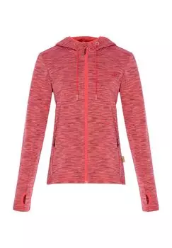 Флисовая куртка, капюшон, кулиска, женская moorhead, цвет Cayenne