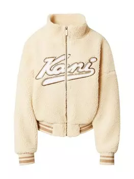 Флисовая куртка Karl Kani, цвет Sand/Dark beige