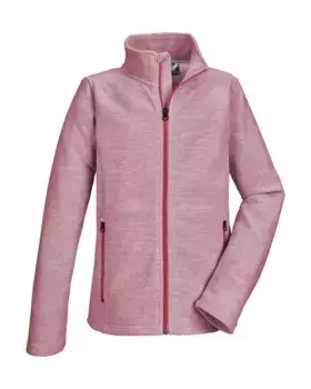 Флисовая куртка Killtec "KOS 200 GRLS FLC JCKT", розовый