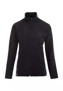 Флисовая куртка-кокон с практичной кулиской WHISTLER, цвет Black