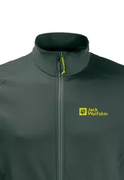 Флисовая куртка KOLBENBERG Jack Wolfskin, темно-зеленый