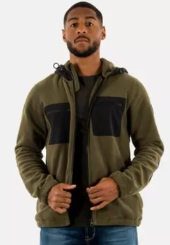 Флисовая куртка Le Temps Des Cerises, зеленый