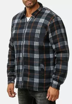 Флисовая куртка LEICHTE KARIERTE EGOMAXX, темно-синий