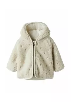 Флисовая куртка Lil' Atelier, белый