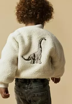 Флисовая куртка Lil' Atelier, бежевый