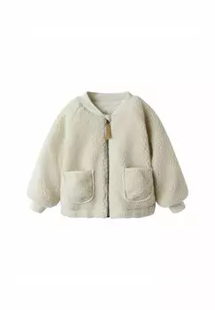 Флисовая куртка Lil' Atelier, бежевый