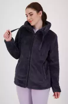 Флисовая куртка LPO "CAMBLY X WOMEN", с флисом Тедди, также доступна в больших размерах, антрацит