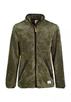 Флисовая куртка Lucille великолепного плюшевого дизайна weather report, цвет Dark Olive