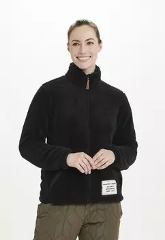 Флисовая куртка Lucille великолепного плюшевого дизайна weather report, черный