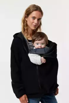 Флисовая куртка mama babywearing H&M, черный