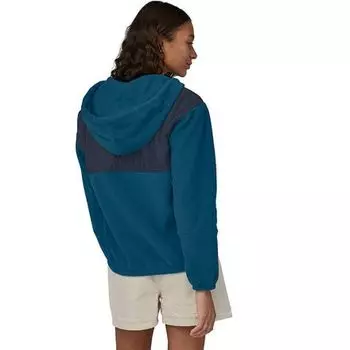 Флисовая куртка Microdini с капюшоном женская Patagonia, цвет Tidepool Blue