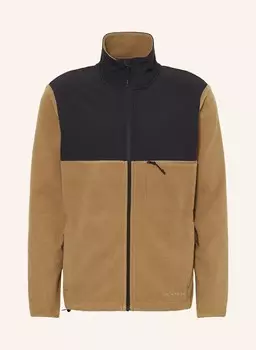 Флисовая куртка минео ii VAUDE, цвет SCHWARZ/CAMEL