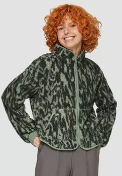 Флисовая куртка MIT ALL-OVER QS, зеленый
