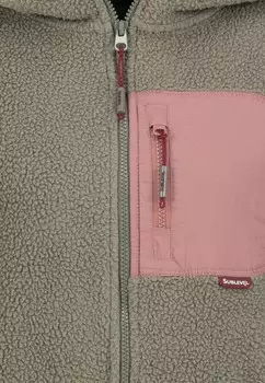 Флисовая куртка MIT AUFGESETZTER BRUSTTASCHE Sublevel, зеленый