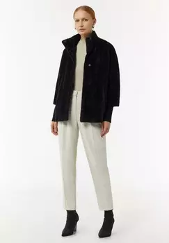 Флисовая куртка MIT KRAGEN comma, черный