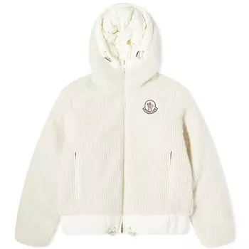 Флисовая куртка Moncler Tejat Borg, белый