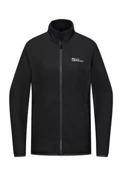 Флисовая куртка "Moonrise" воротник-стойка Polartec 200 Jack Wolfskin, черный