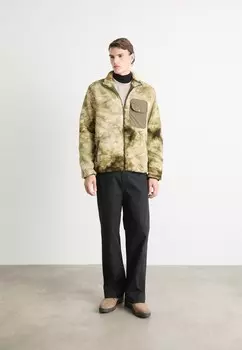 Флисовая куртка MOOR TIE DYE JACKET Barbour, оливковый