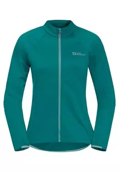 Флисовая куртка MOROBBIA FZ Jack Wolfskin, бирюзовый
