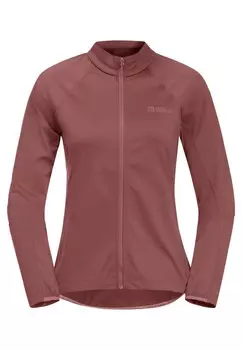 Флисовая куртка MOROBBIA FZ Jack Wolfskin, красный