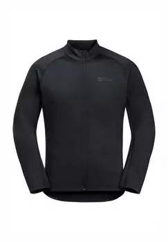 Флисовая куртка MOROBBIA FZ M Jack Wolfskin, черный