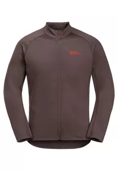 Флисовая куртка MOROBBIA FZ M Jack Wolfskin, коричневый
